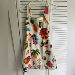 Alemais Tropical Print Dress